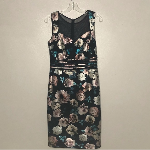 Floral bodycon dress - Picture 4 of 5